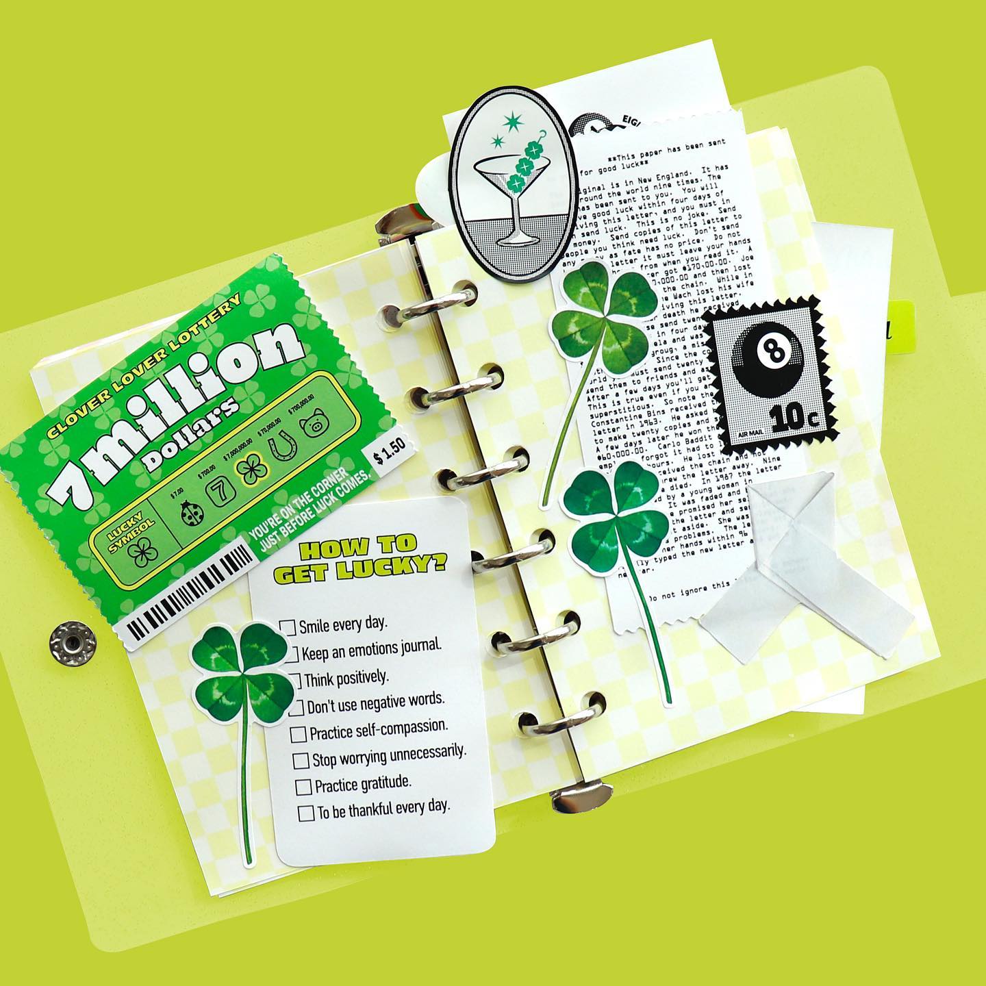 Pack de Stickers Lucky Day