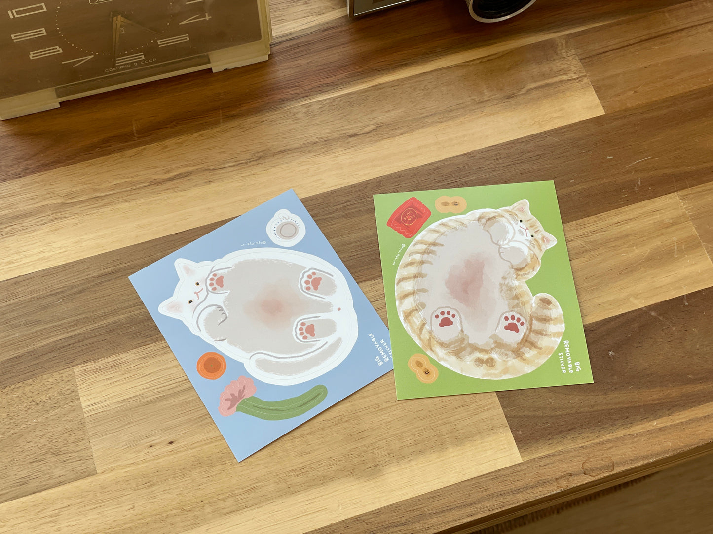 Gros Sticker Repositionnable chat joueur