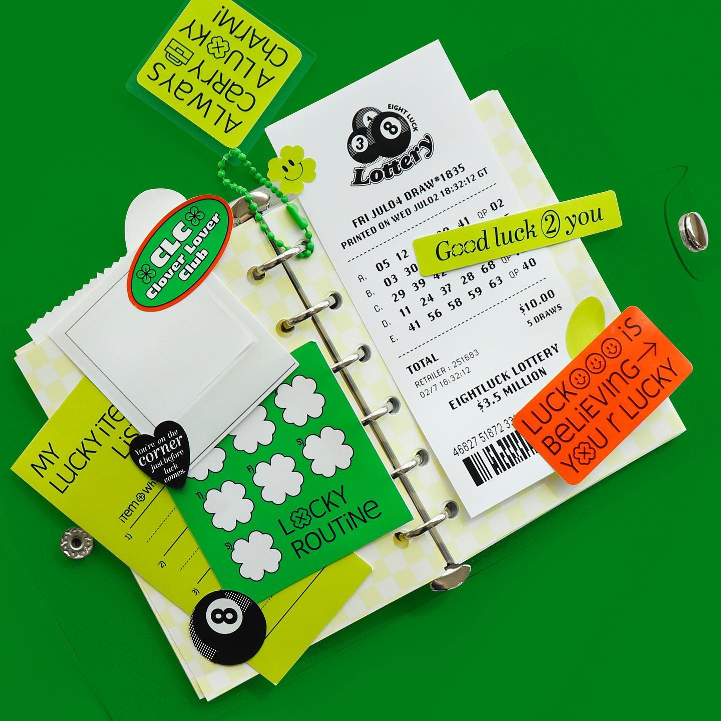 Pack de Stickers Lucky Day