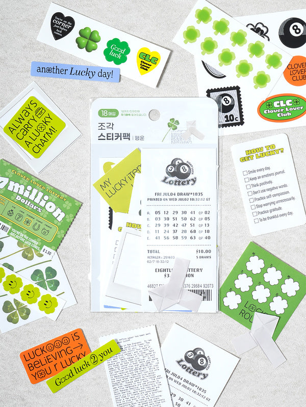 Pack de Stickers Lucky Day