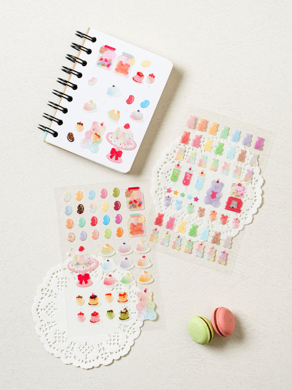Planche de Stickers Jelly Bear