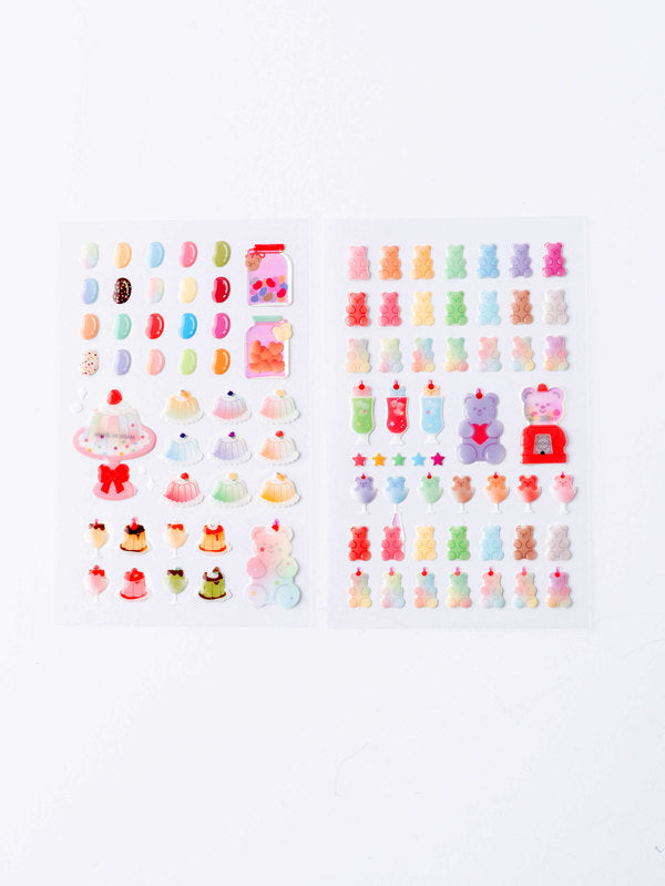 Planche de Stickers Jelly Bear