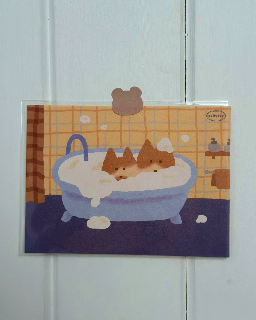 Carte postale Bath Cats