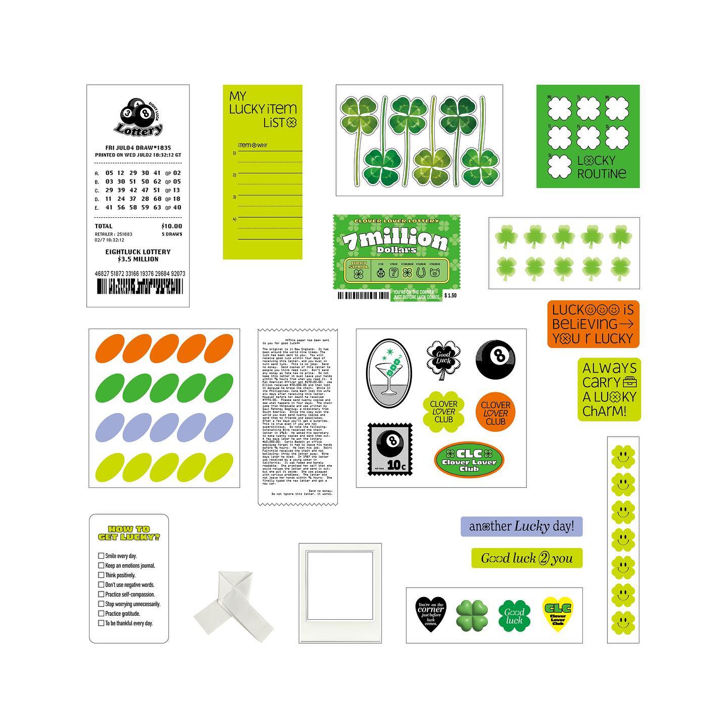 Pack de Stickers Lucky Day
