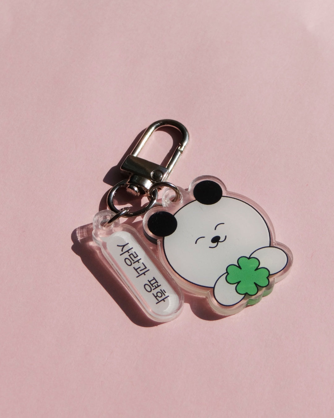 Porte-clé Peace & Love Panda