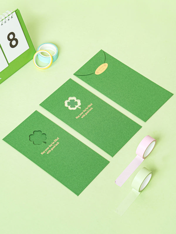 Set de correspondance vert Good Luck