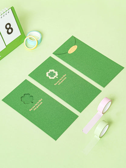 Set de correspondance vert Good Luck