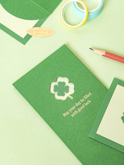 Set de correspondance vert Good Luck