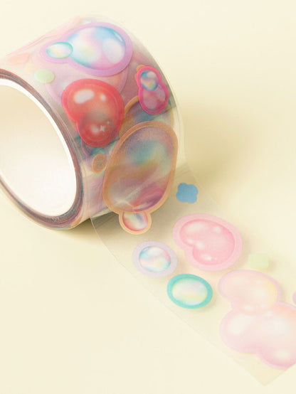 Heart Bubble Masking Tape