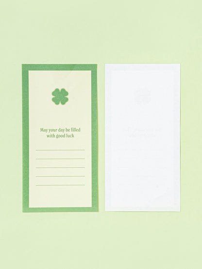 Set de correspondance vert Good Luck