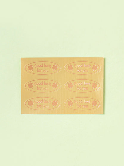 Set de correspondance vert Good Luck