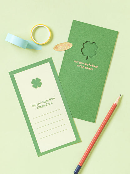 Set de correspondance vert Good Luck