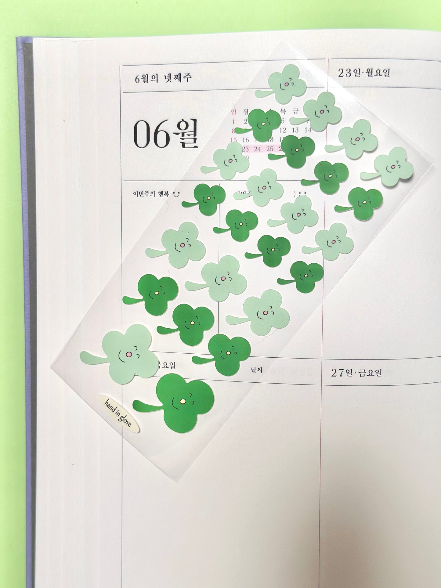 Planche de stickers Clover