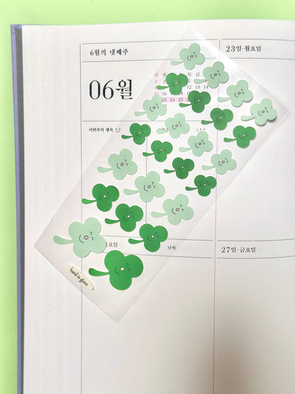 Planche de stickers Clover