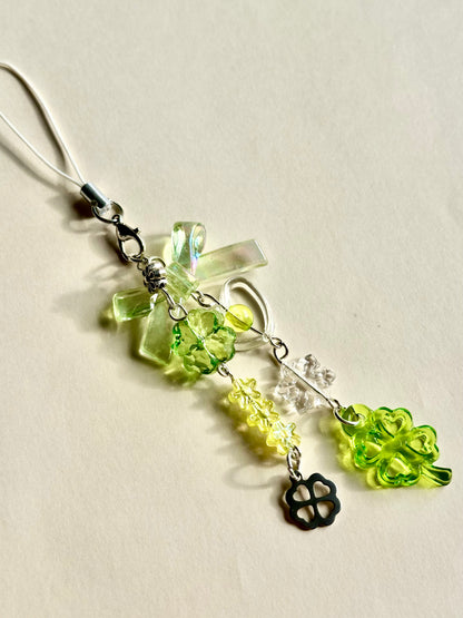 Charm de sac Trèfles porte-bonheur