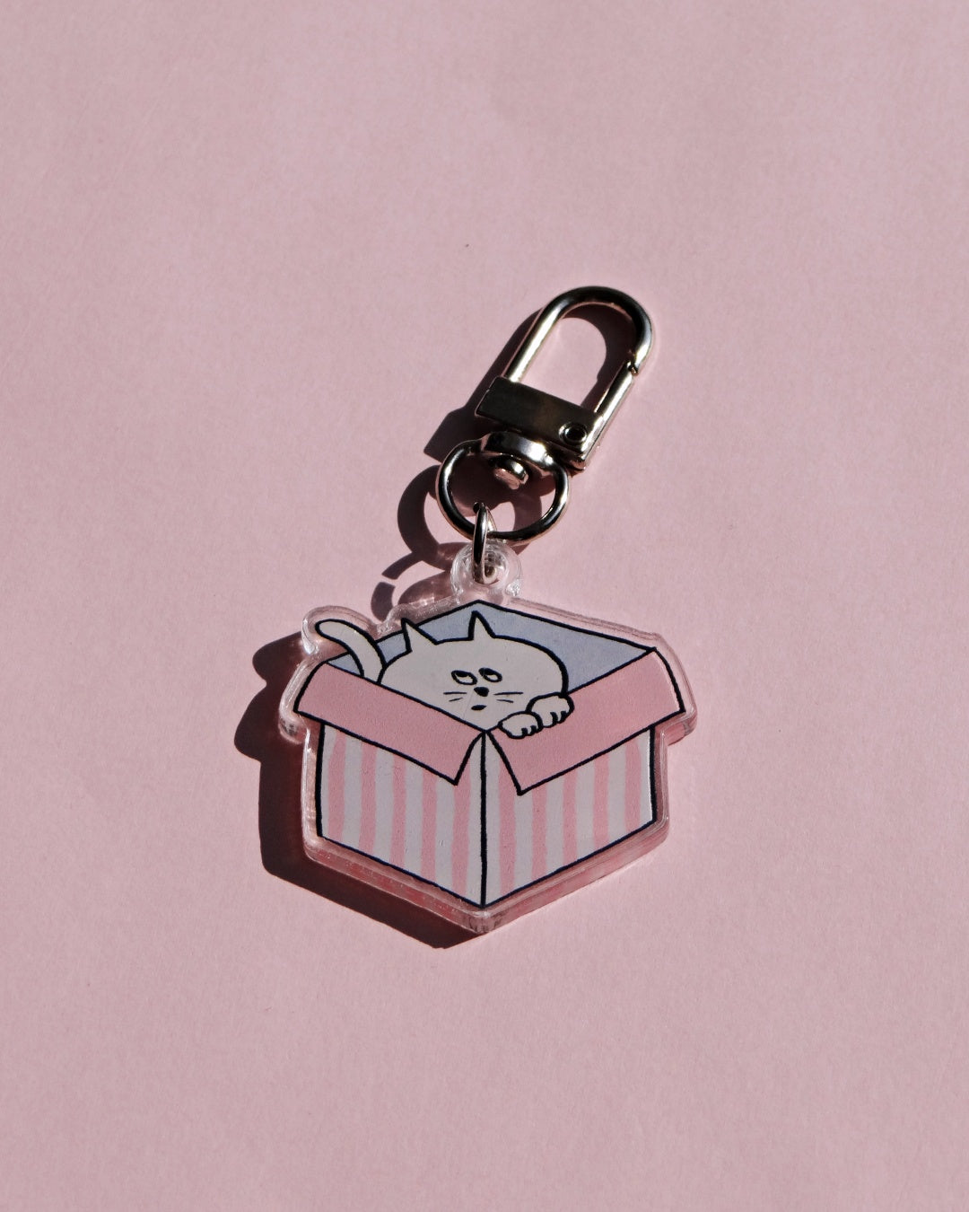 Porte-clé Cat in Box
