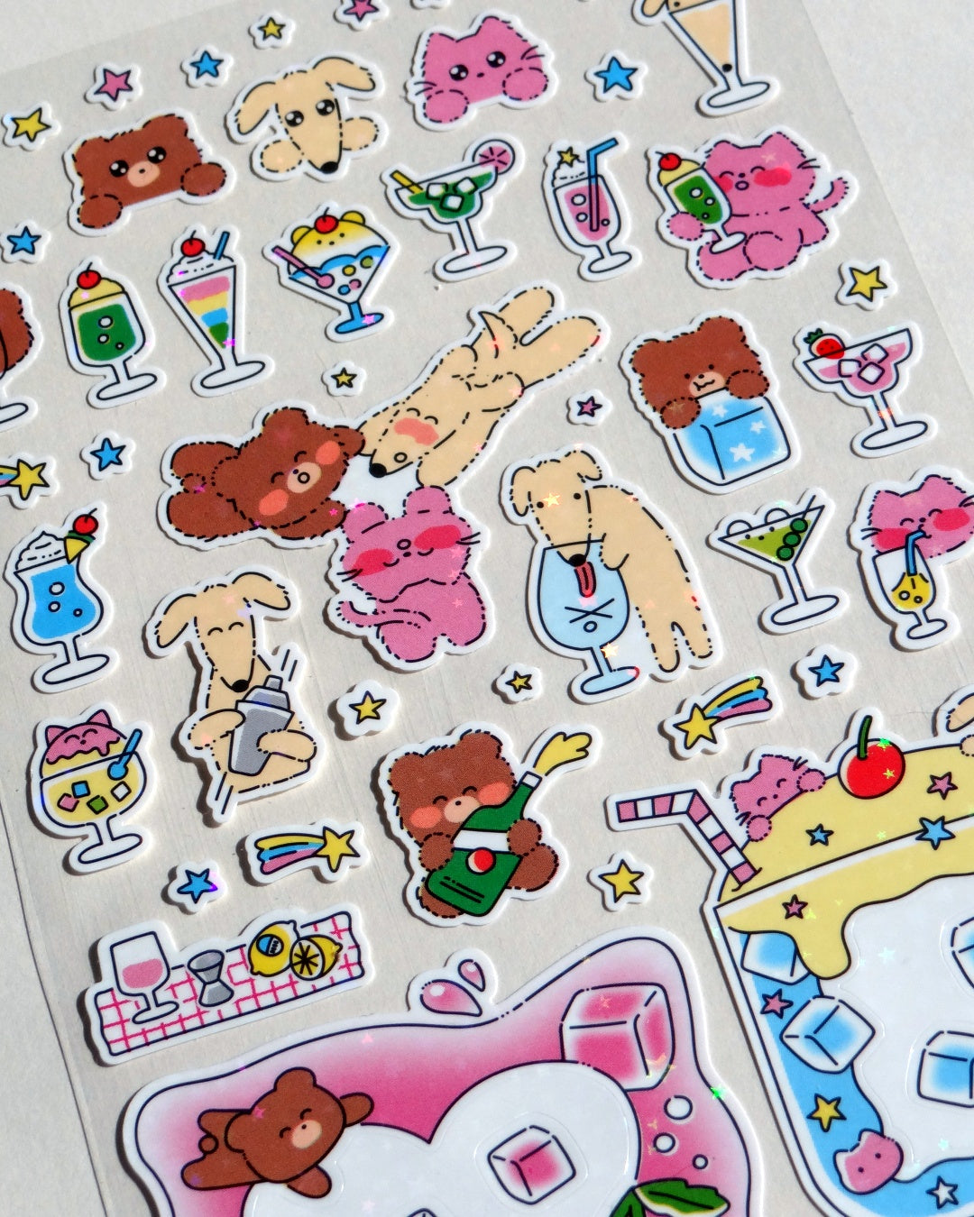 Planche de Stickers Sparkling Fairy - Summer Drinks