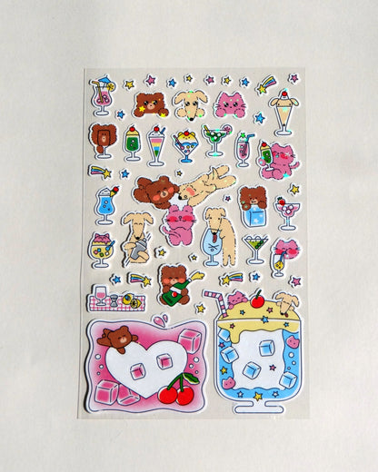 Planche de Stickers Sparkling Fairy - Summer Drinks