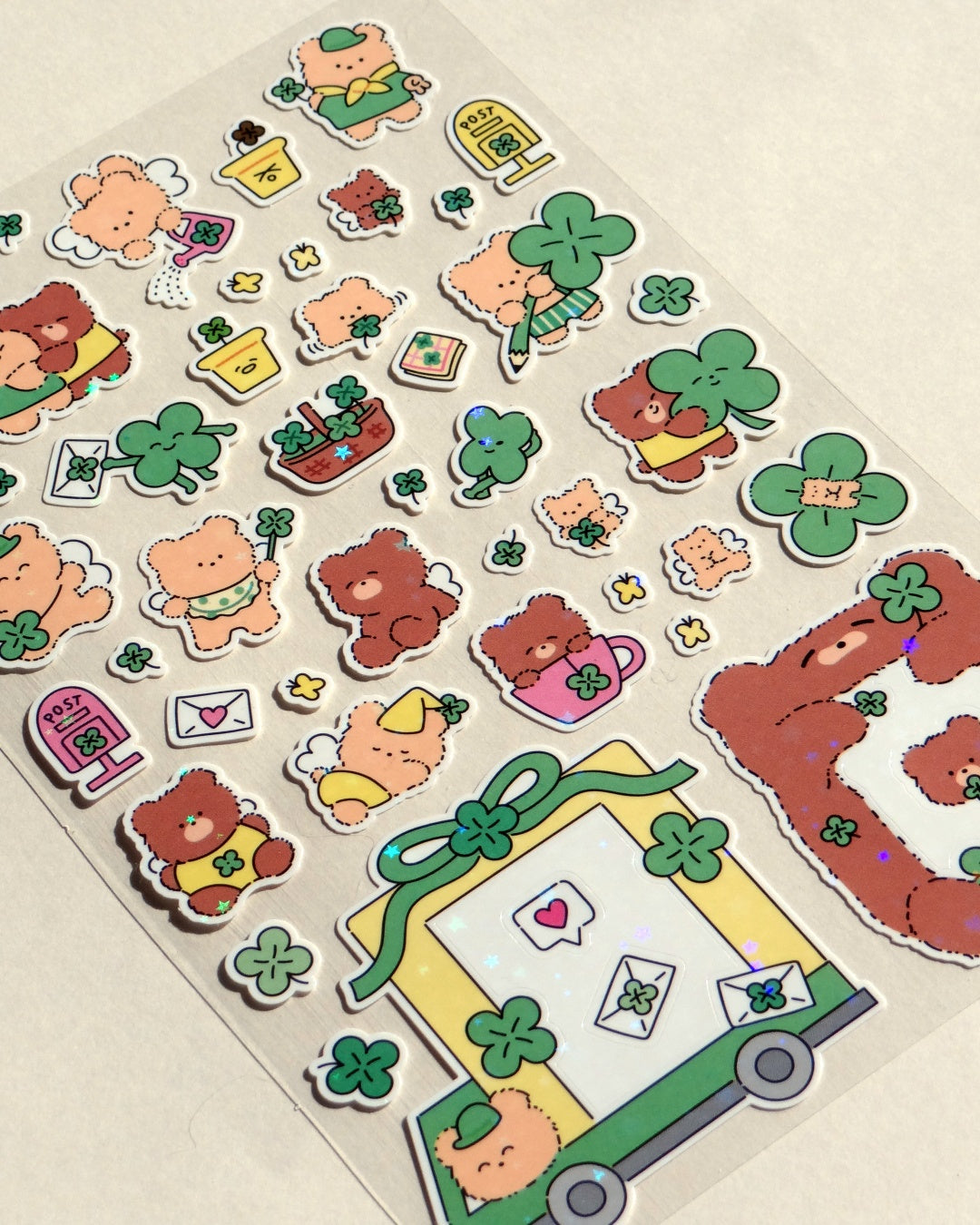 Planche de Stickers Sparkling Fairy - Lucky Bear