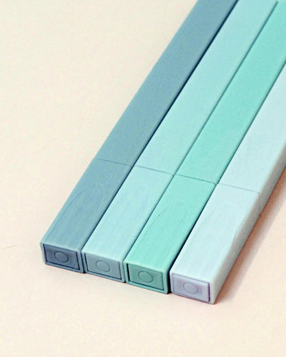 Pack de Surligneurs Pastel Nuances Bleues