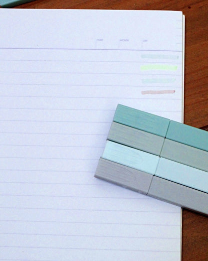 Pack de Surligneurs Pastel Nuances Vertes